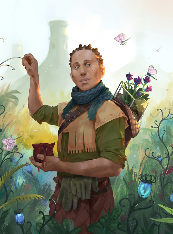 One of my Numenera characters, Chumei